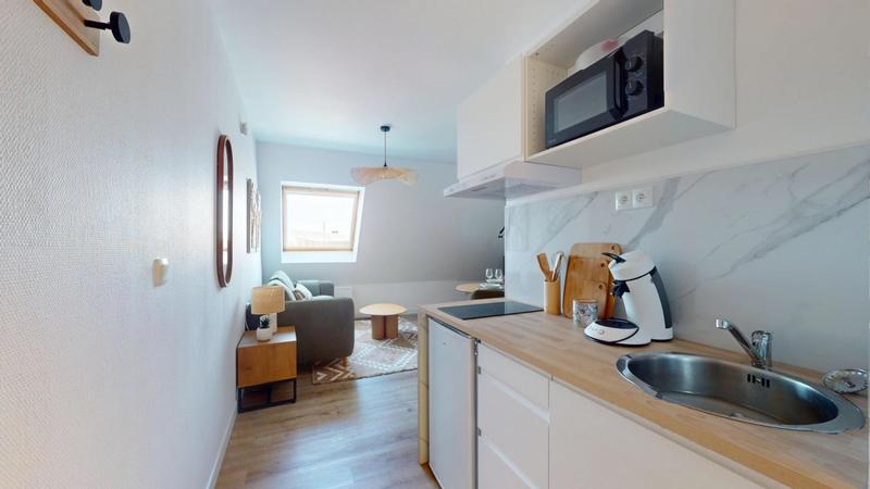 Studio - 20 m² - 2 pièces