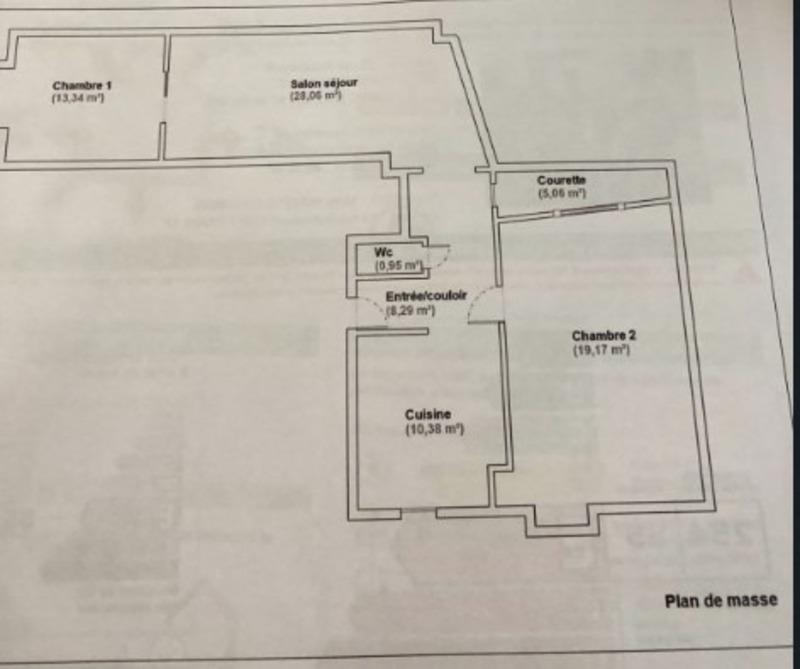 Bureau - 80 m² - 3 pièces