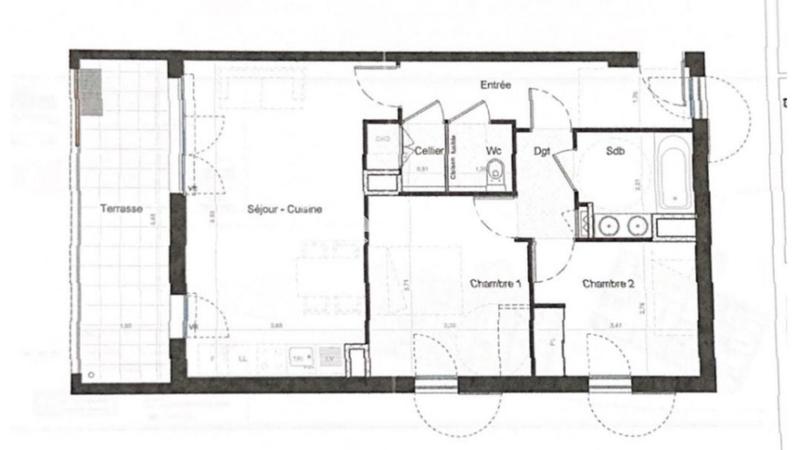 Appartement - 66 m² - 3 pièces