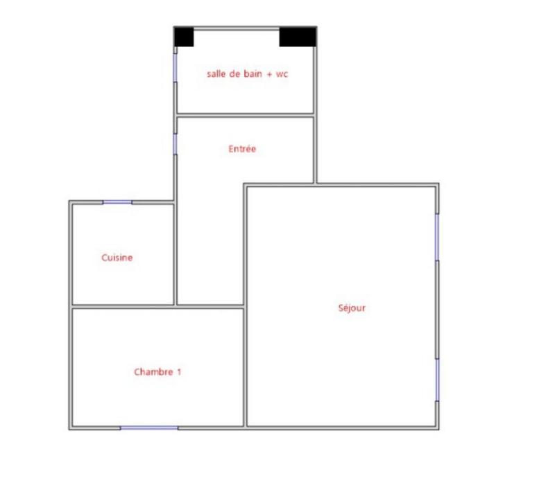 Appartement - 42 m² - 3 pièces