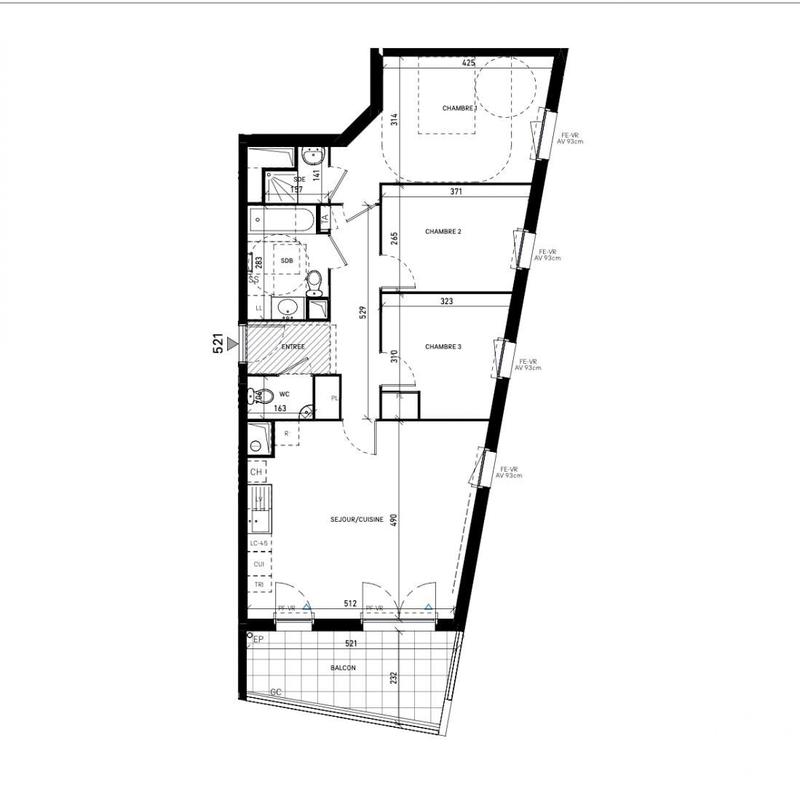 Appartement - 77 m² - 4 pièces