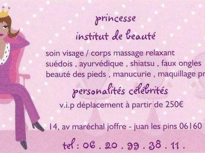Princesse institut juan les pins esthétiques onglerie wax