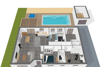 Maison - 128 m² - 5 pièces