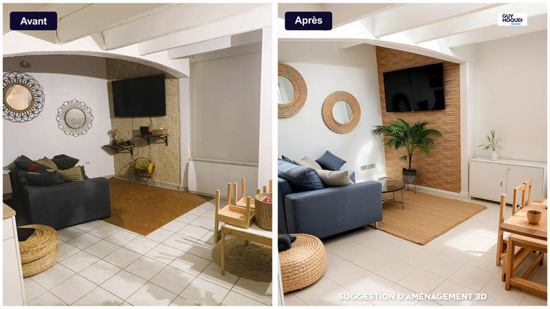 Maison de village - 70 m² - 3 pièces