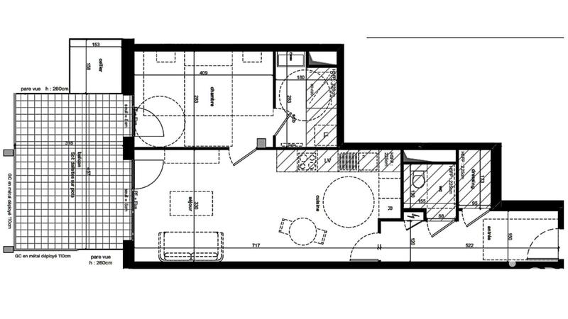 Appartement - 52 m² - 2 pièces
