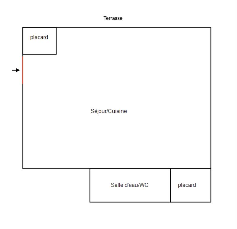 Appartement - 22 m² - 1 pièce