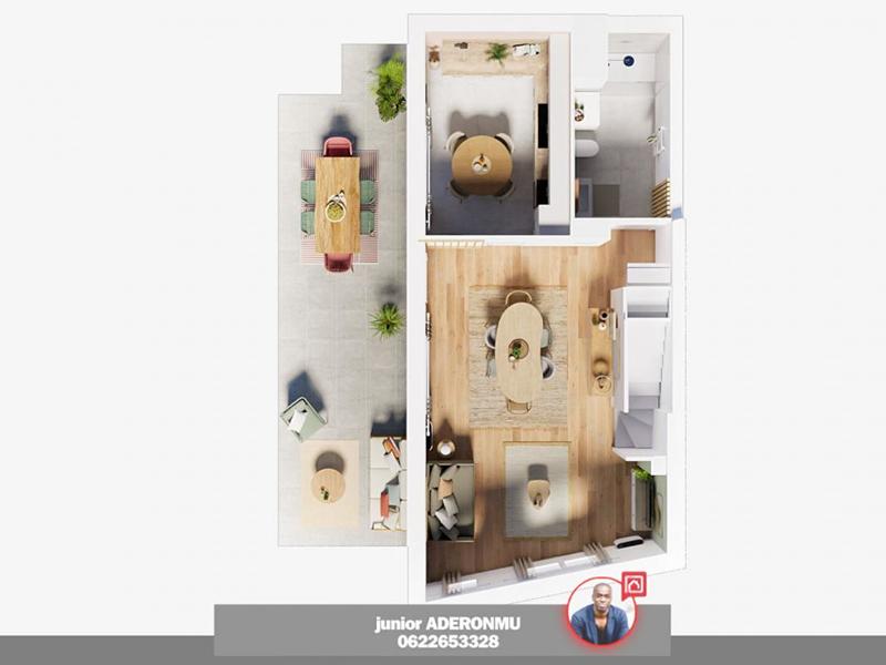 Appartement - 132 m² - 5 pièces