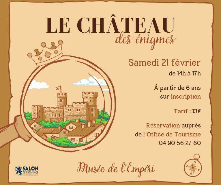 Animation : le château des énigmes