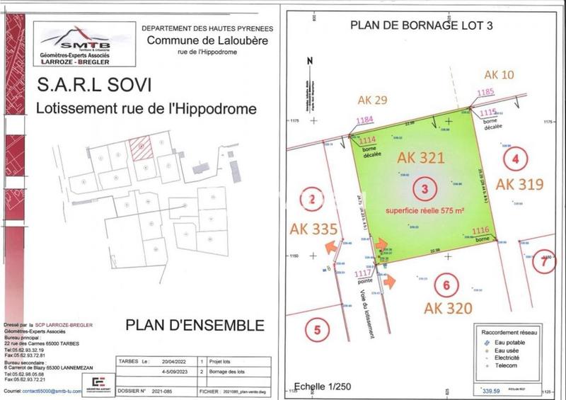 Terrain constructible - 523 m²