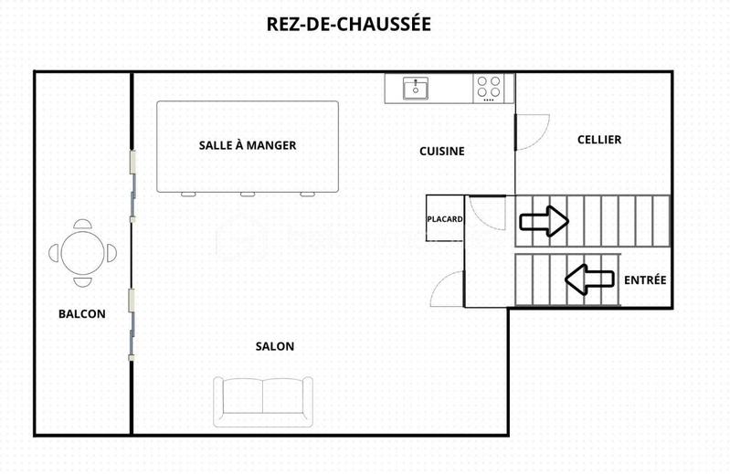 Duplex - 101 m² - 4 pièces