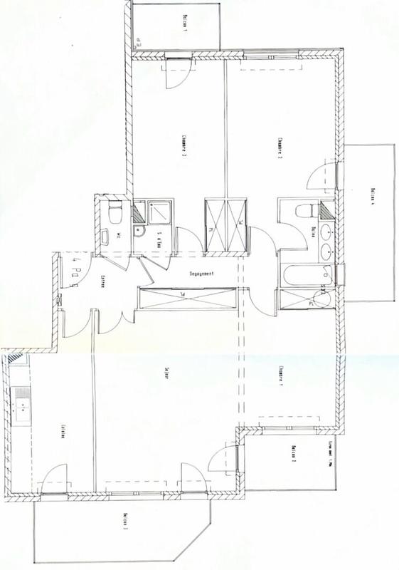 Appartement - 89 m² - 4 pièces