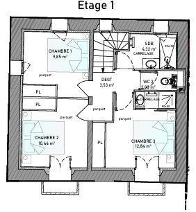 Appartement - 94 m² - 4 pièces