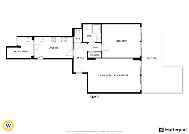 Appartement - 76 m² - 3 pièces
