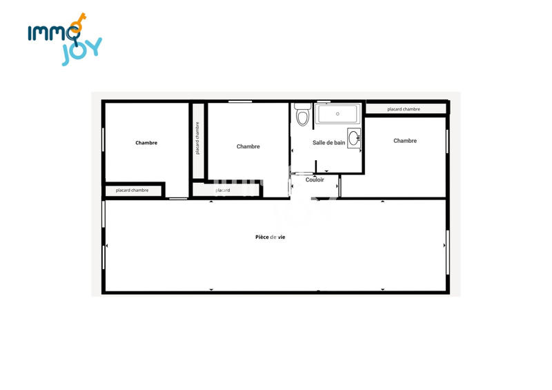 Maison - 90 m² - 4 pièces