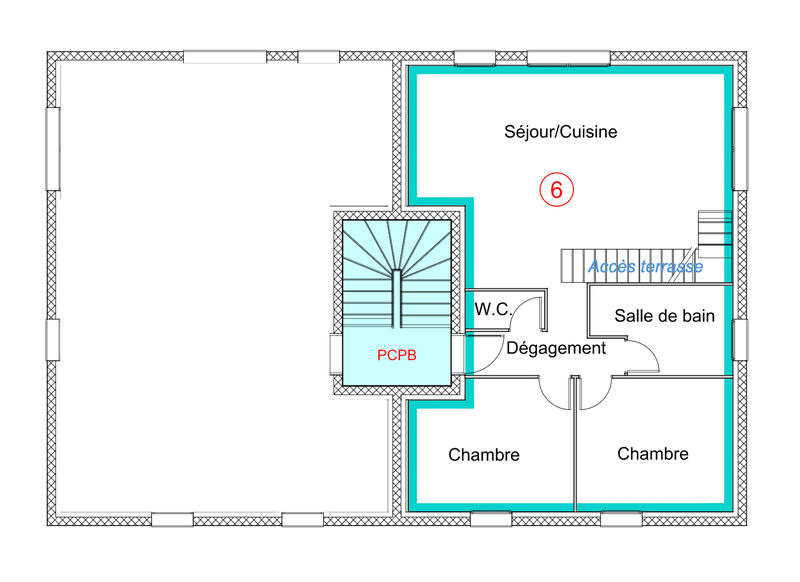 Appartement - 105 m² - 4 pièces