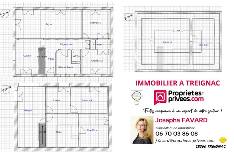 Maison - 125 m² - 7 pièces