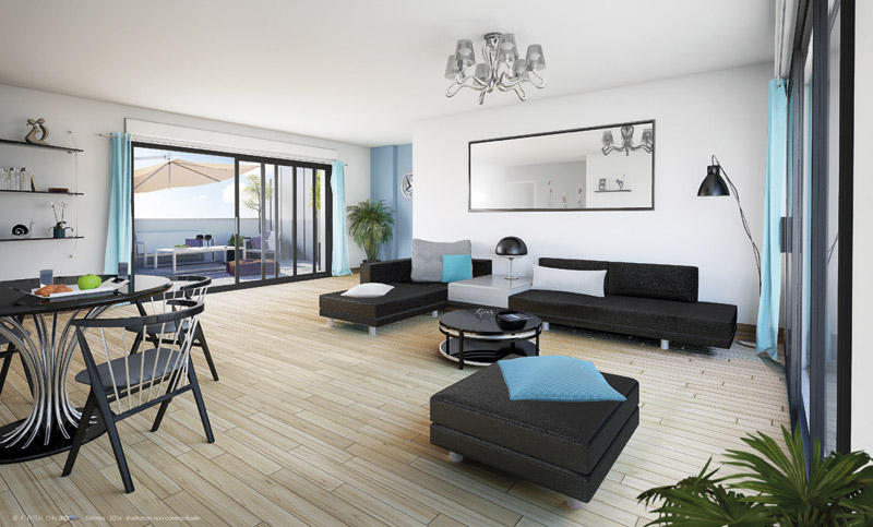 Appartement - 80 m² - 4 pièces