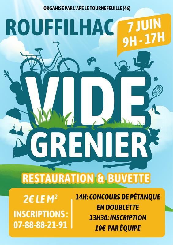 Vide grenier et concours de pétanque