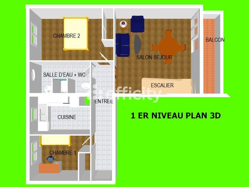 Appartement - 100 m² - 5 pièces