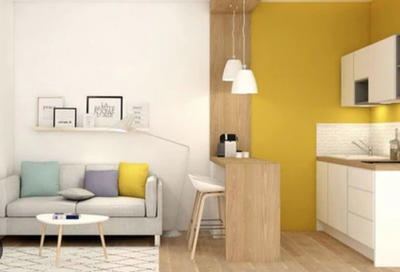 Studio - 16 m² - 1 pièce