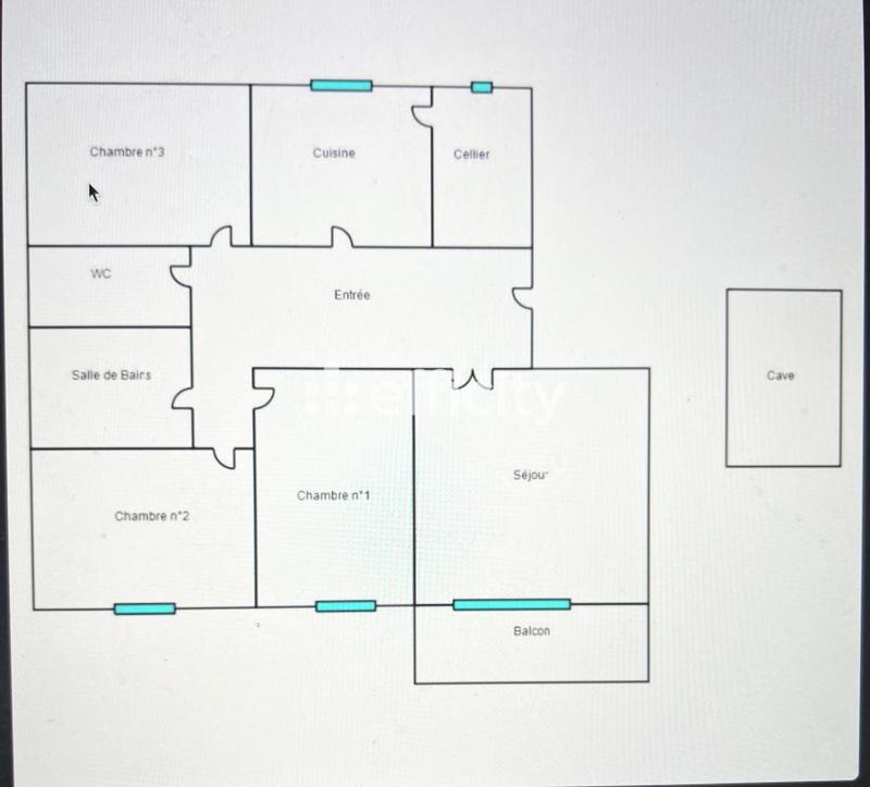 Appartement - 71 m² - 5 pièces