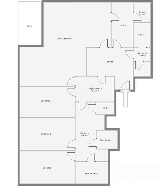 Appartement - 107 m² - 5 pièces