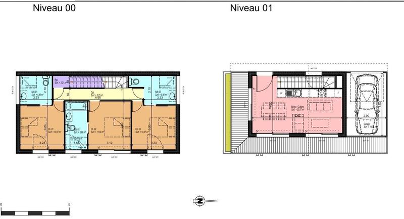 Maison - 80 m² - 4 pièces