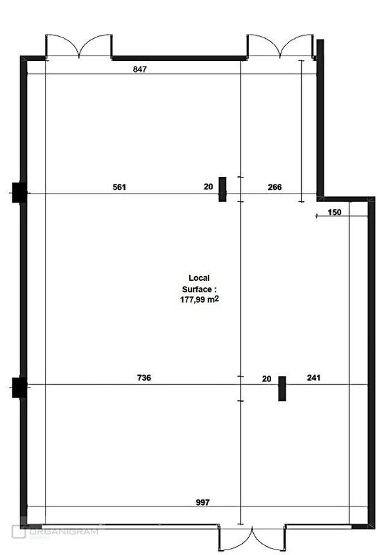 Local commercial - 178 m²