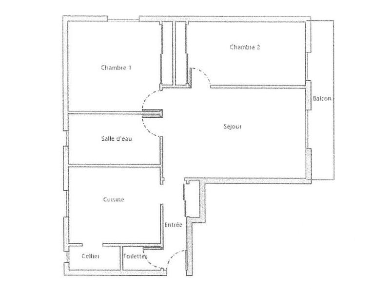 Appartement - 62 m² - 3 pièces