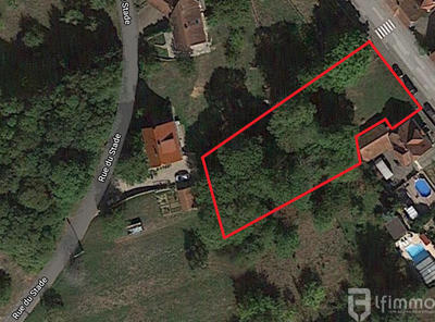 Terrain constructible - 1 222 m²