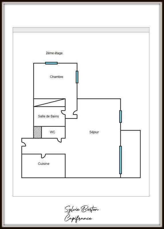 Appartement - 43 m² - 2 pièces