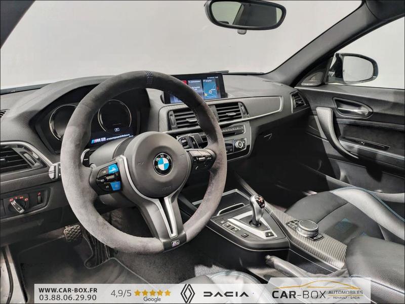 Bmw M2 Competition 410ch Coupe Dkg Pas de Malus Carplay Sieges Chauffants Radars H&amp;K