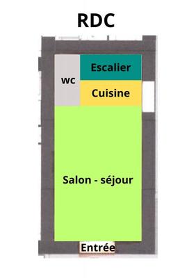 Appartement - 40 m² - 2 pièces