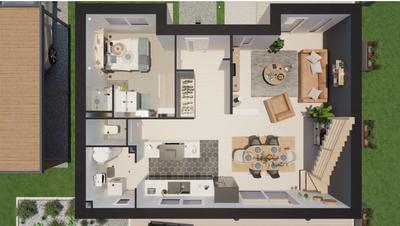 Maison de village - 113 m² - 5 pièces