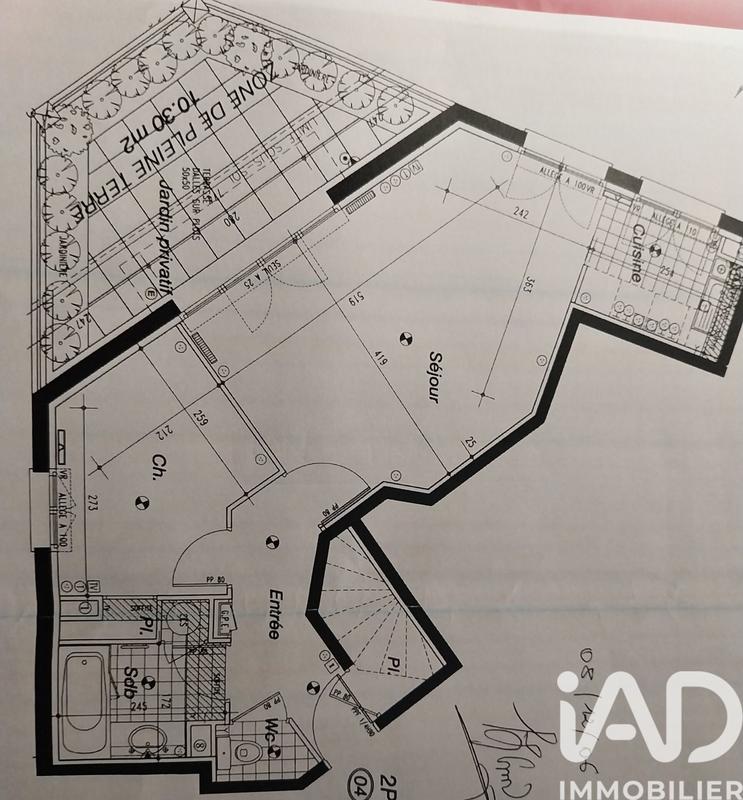 Appartement - 49 m² - 2 pièces