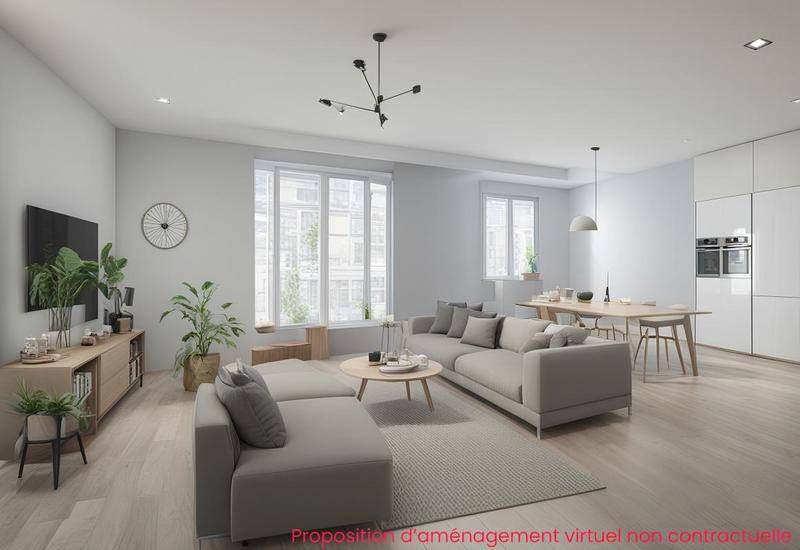 Appartement - 80 m² - 3 pièces