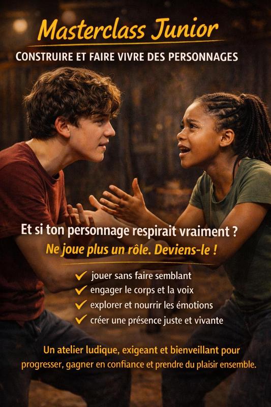 Masterclass de Théâtre Pour Juniors