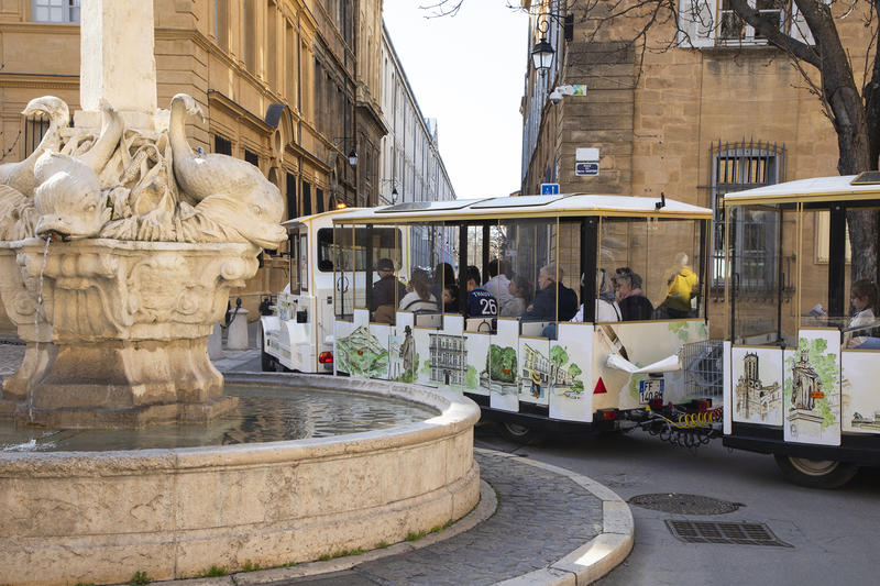 Visite d'Aix-en-Provence en petit train électrique