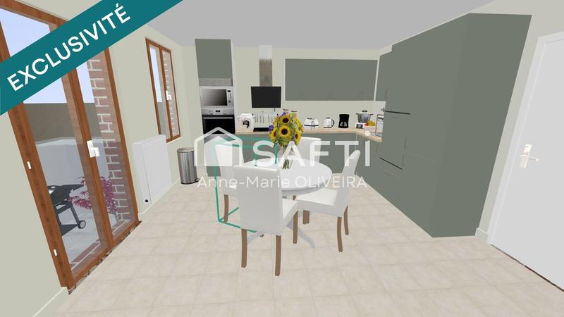 Maison de village - 85 m² - 3 pièces