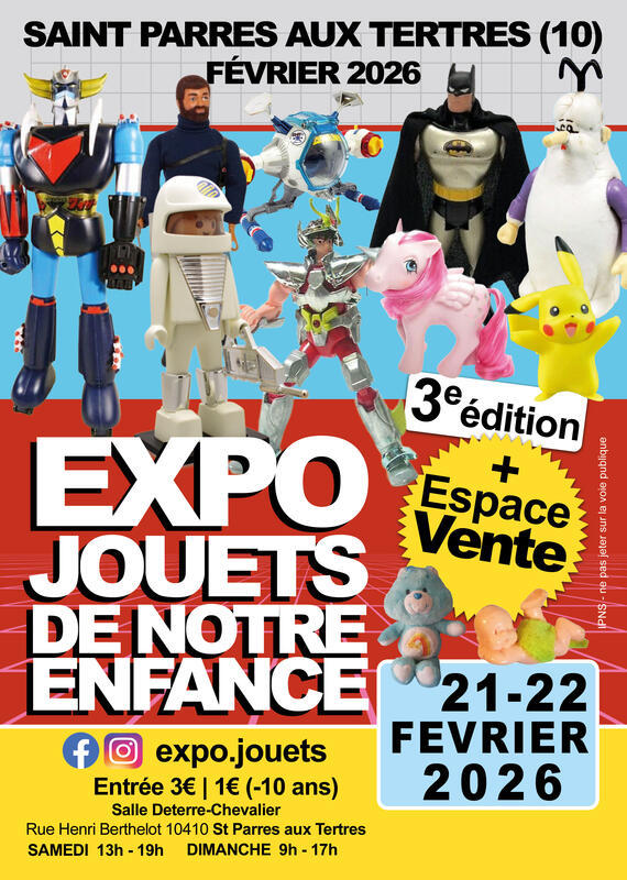 Exposition et bourse des jouets de notre enfance