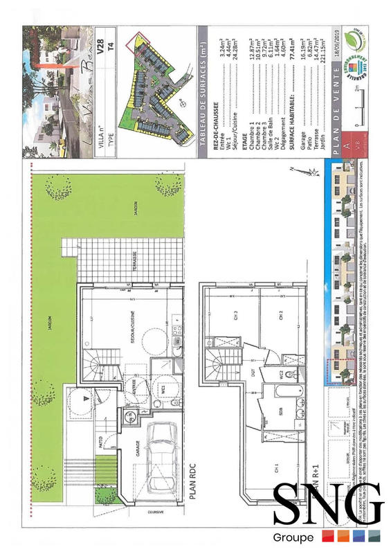 Villa - 77 m² - 4 pièces