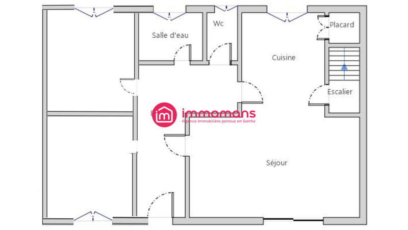 Maison - 88 m² - 5 pièces