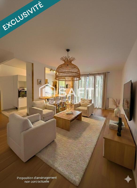 Appartement - 72 m² - 3 pièces