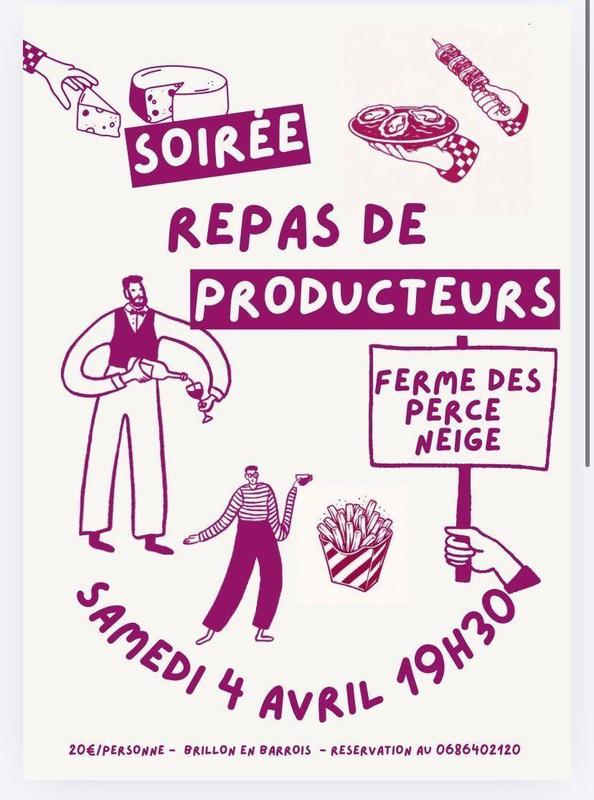 Soirée repas de producteurs