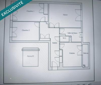 Appartement - 73 m² - 3 pièces