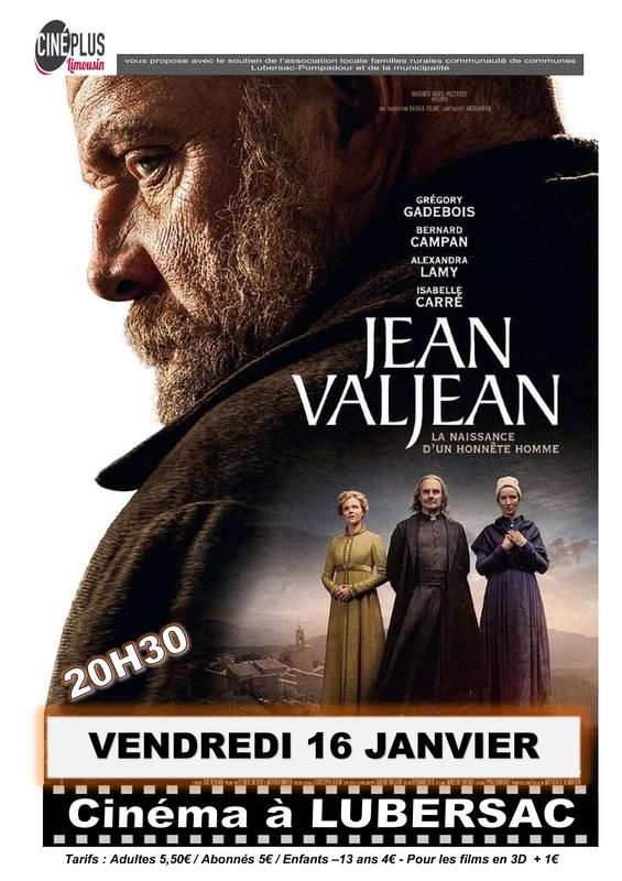 Cinéma à Lubersac : Jean Valjean