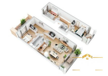 Appartement - 31 m² - 2 pièces