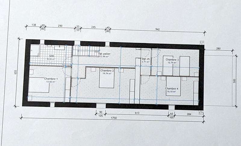 Maison - 96 m² - 3 pièces