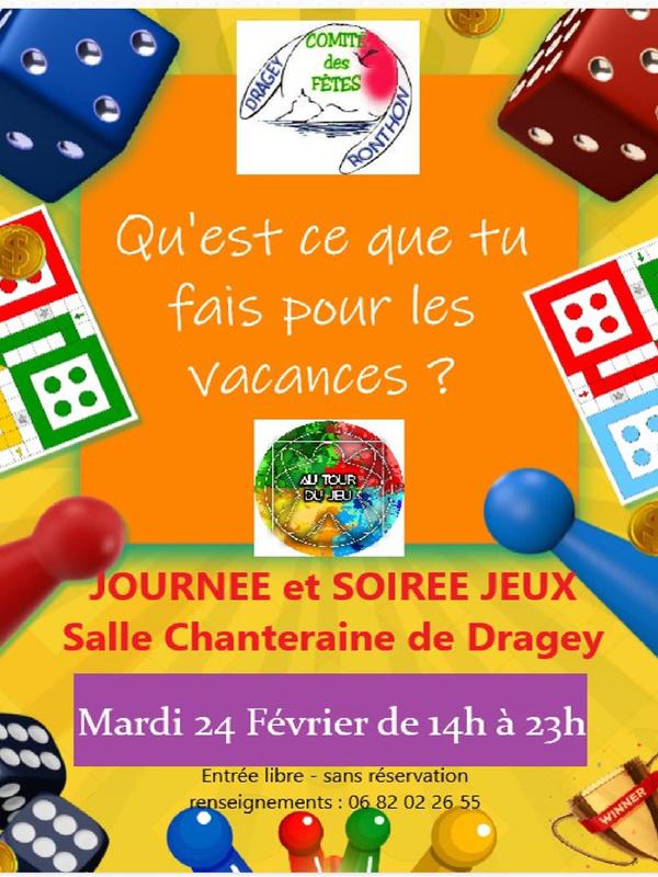 Journée et soirée jeux