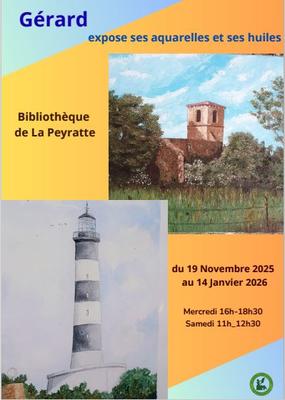 Exposition d'aquarelles